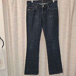 7 For All Mankind Dark Blue Boot Cut Jeans Dize 29/32